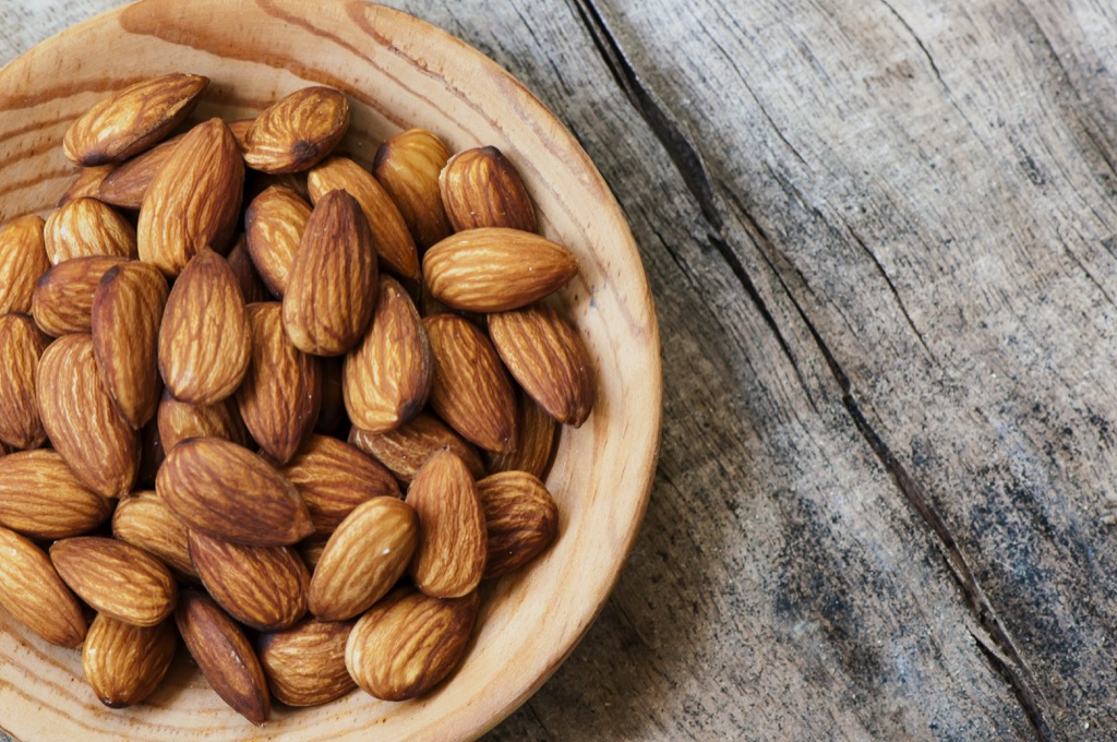 bowl of almonds