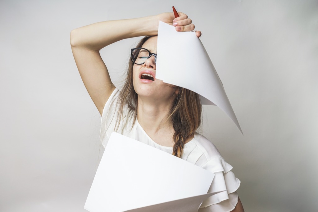 Woman Procrastinating Energy After 40