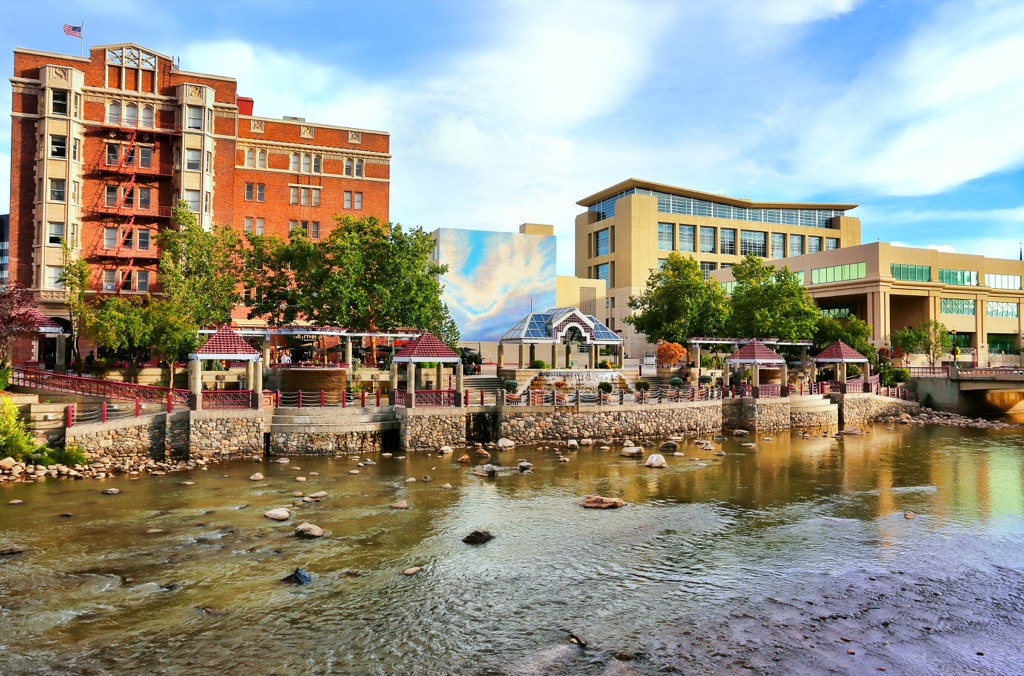 Reno, happiest cities, drunkest cities, fittest cities, best singles scenes, worst drinking water, miserable cities