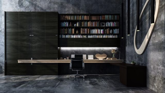 Beautiful office for a man in his 40s