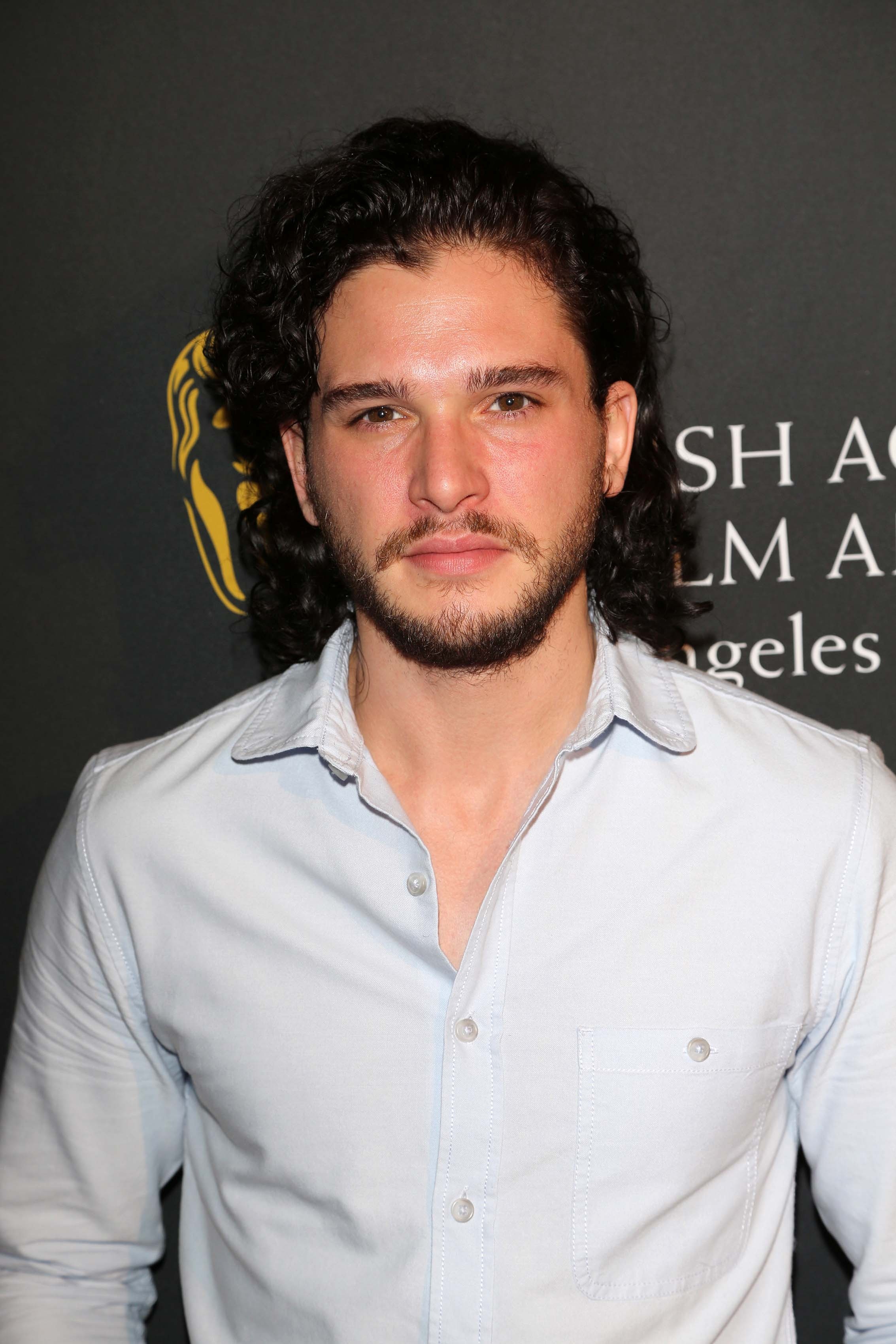 Kit Harrington and his curly hair