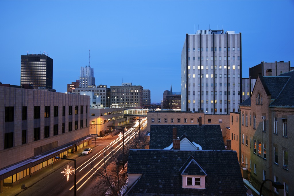 akron Ohio, sleepless cities, miserable cities