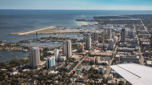 st. petersburg florida skyline