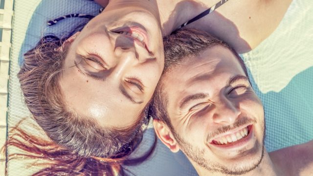 couple with healthy skin