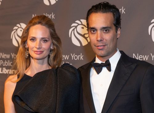 New York, NY - November 5, 2018: Lauren Santo Domingo and Andres Santo Domingo attend the New York Public Library 2018 Library Lions Gala at NYPL Stephen A. Schwarzman Building