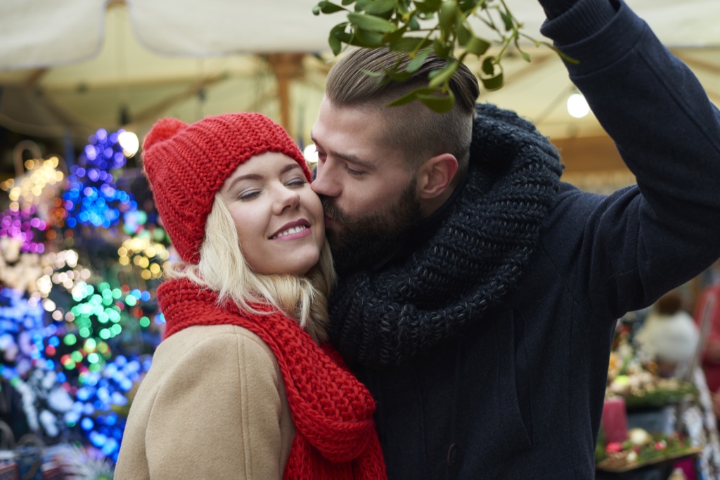 don't take out the mistletoe at the holiday party