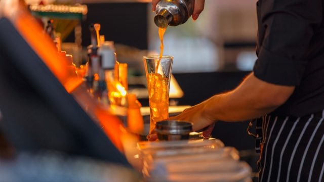 Making cocktails