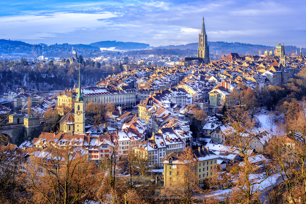 bern, switzerland in the winter