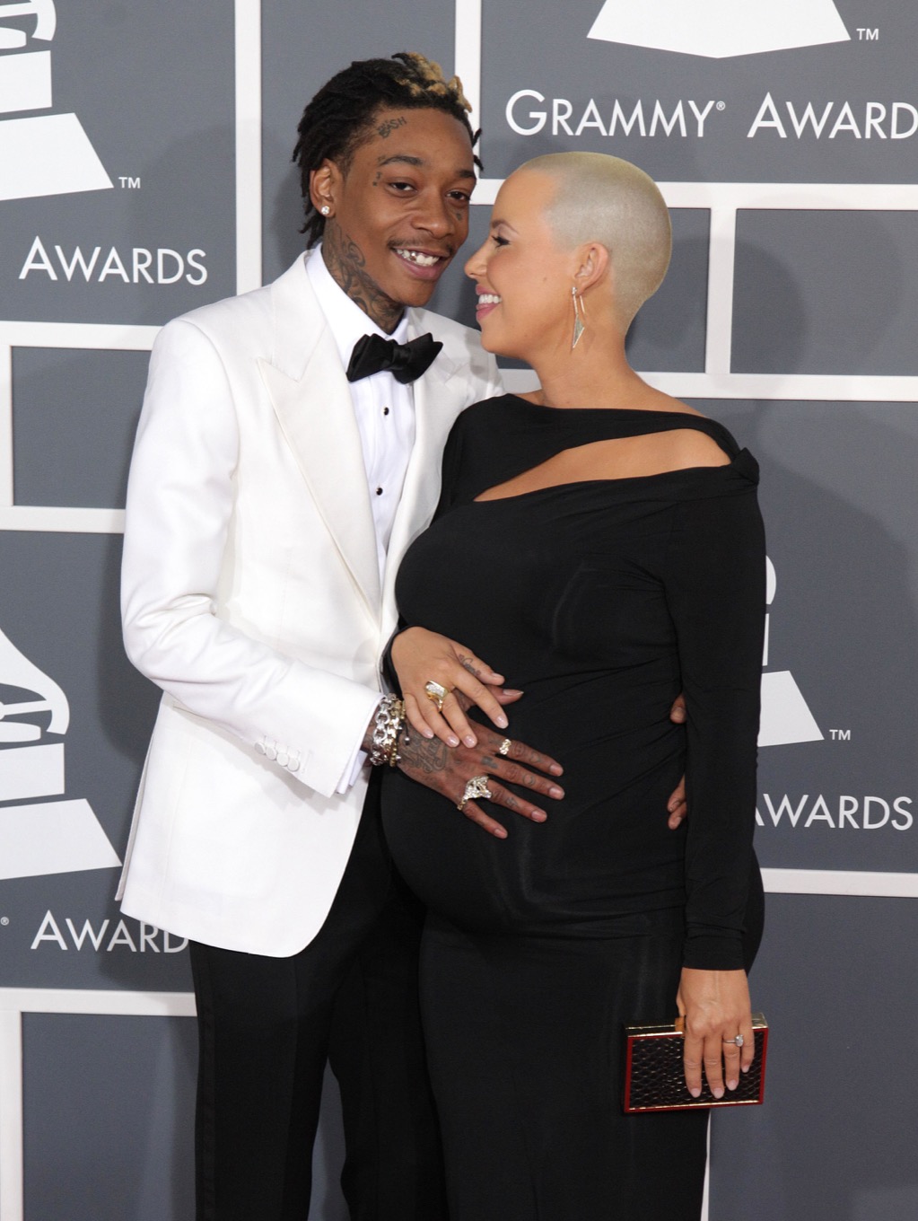 Amber Rose and Wiz Khalifa