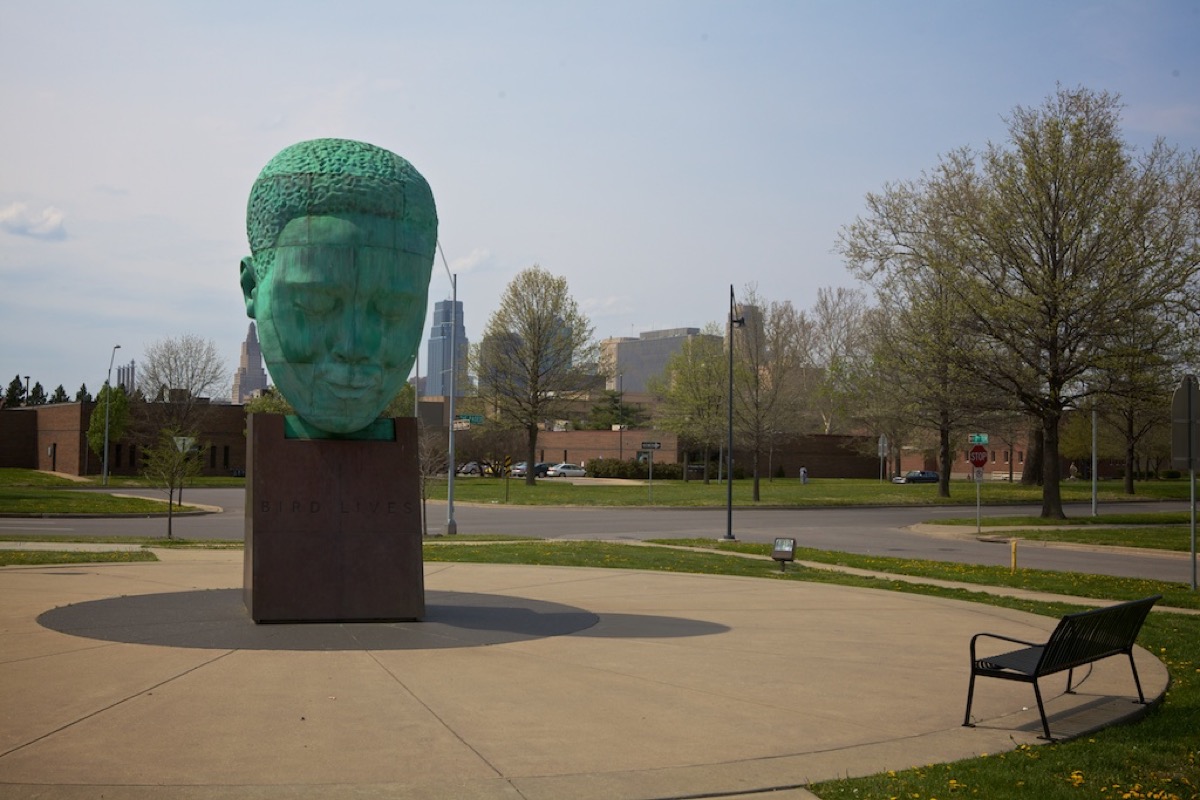 charlie parker statue