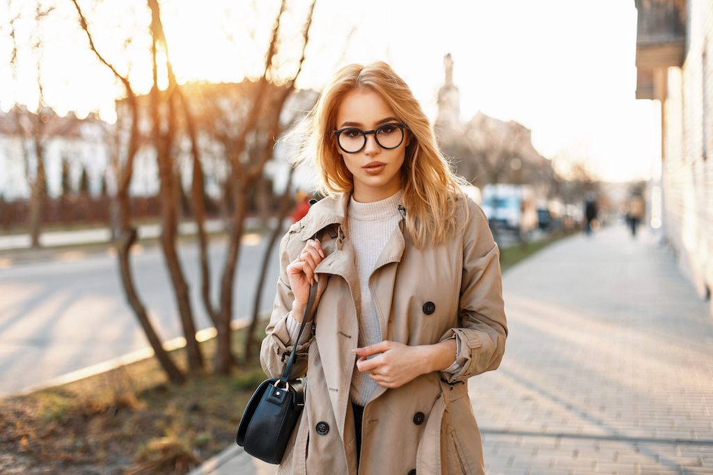 Woman Wearing Coat Surprising Features on Your Clothes