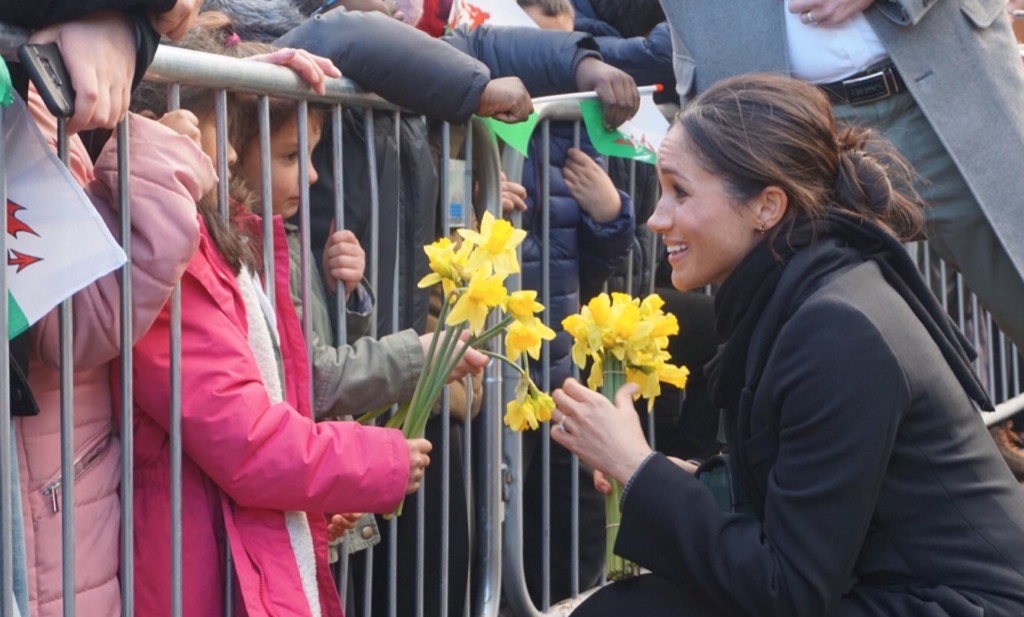meghan markle in black