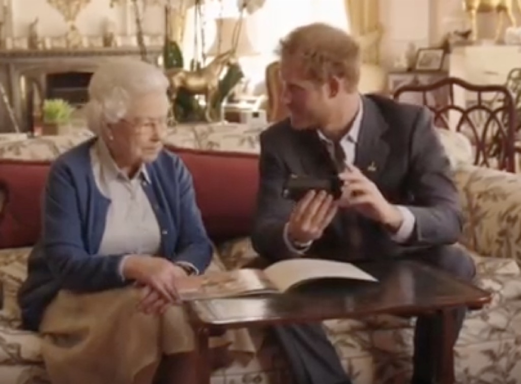 Queen and Prince Harry
