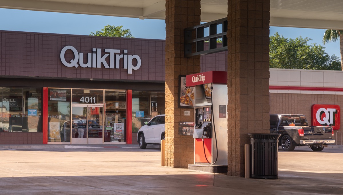 quiktrip gas station sign