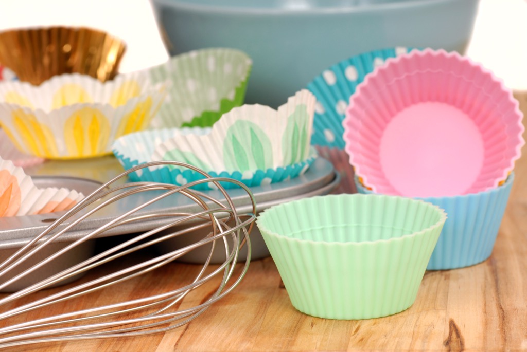 Cupcake wrapper organized 