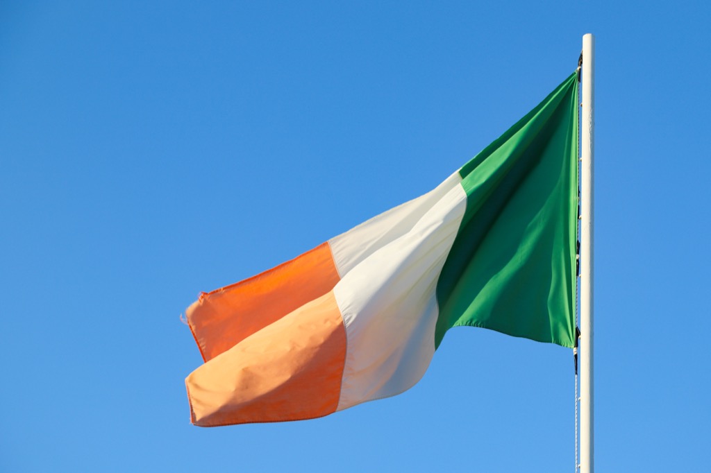 Flag of Ireland corny jokes
