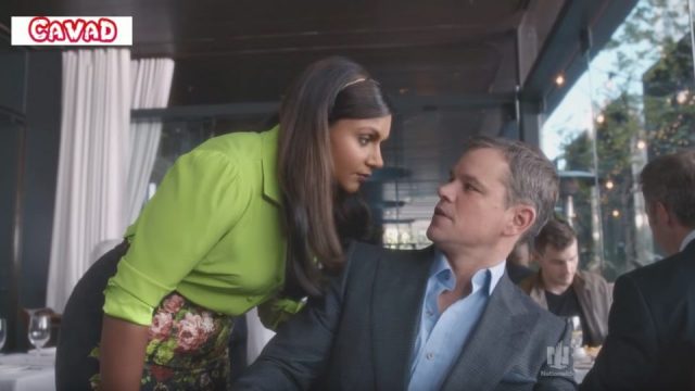 Mindy Kaling Matt Damon Nationwide Commercial
