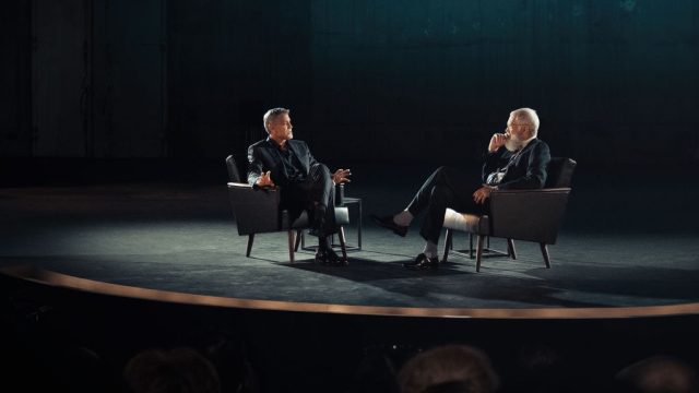 Clooney and Letterman