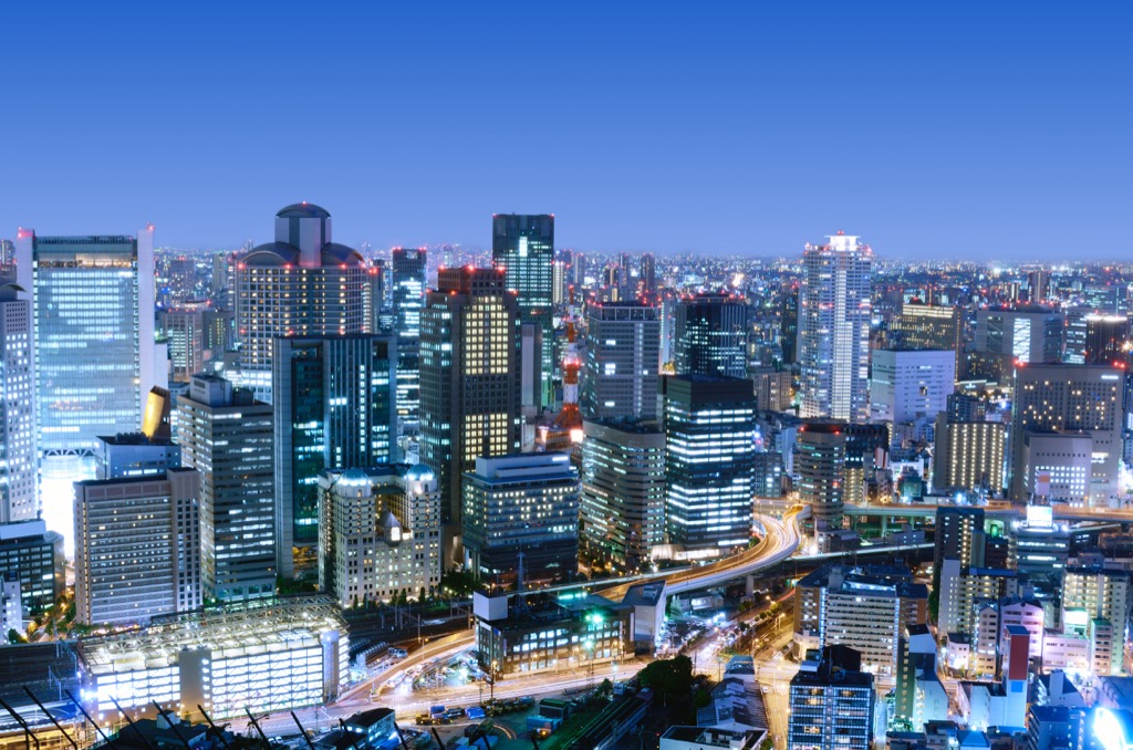 Osaka, Japan Cleanest Cities in the world