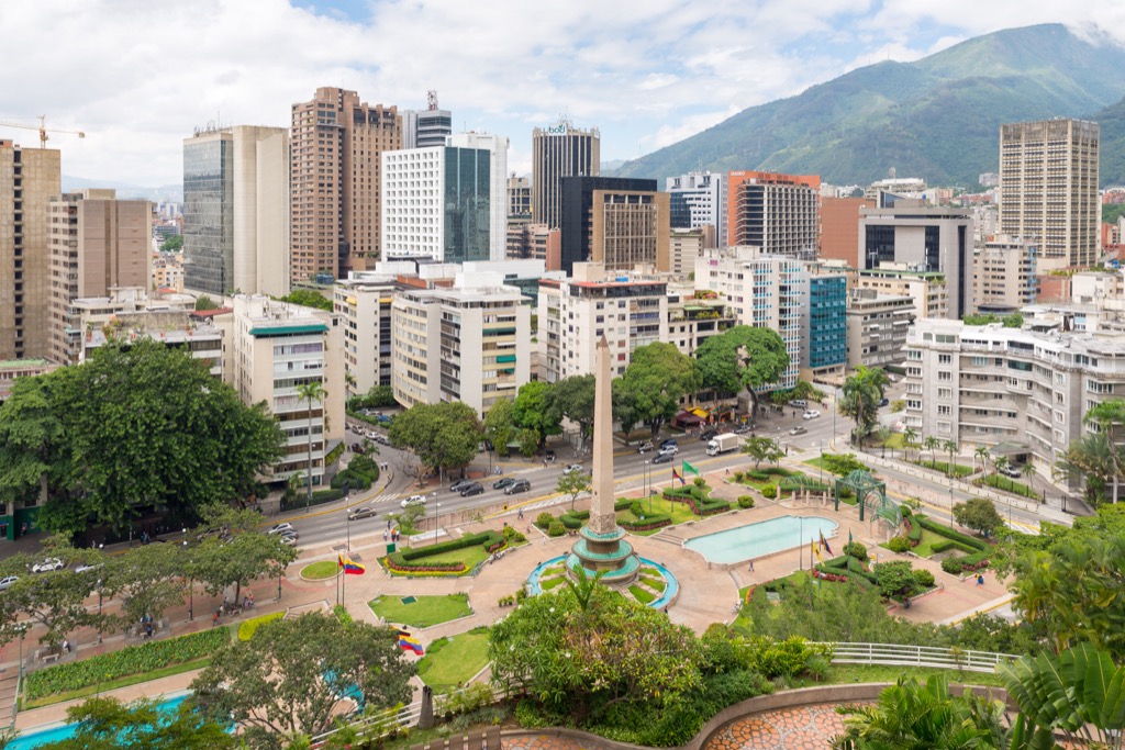 Caracas, Venezuela cleanest cities in the world