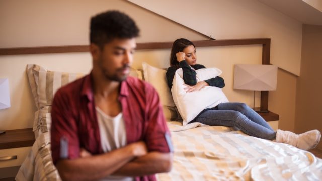 man and woman fighting, things you should never say to your spouse