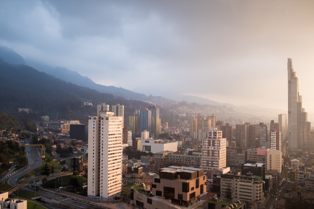 Bogotá, Colombia Cleanest Cities in the world