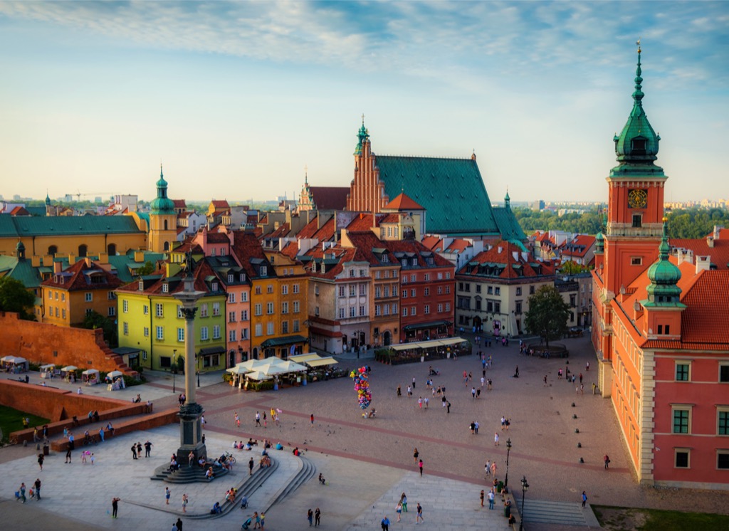 Warsaw Poland Cleanest Cities