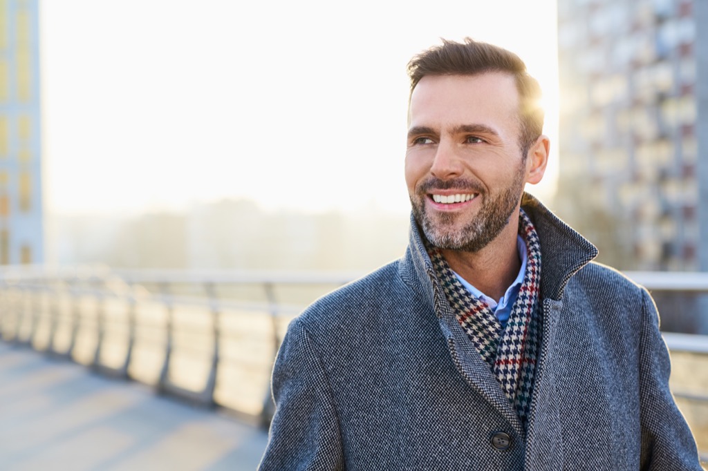 happy man Being Single in your thirties 30 and single