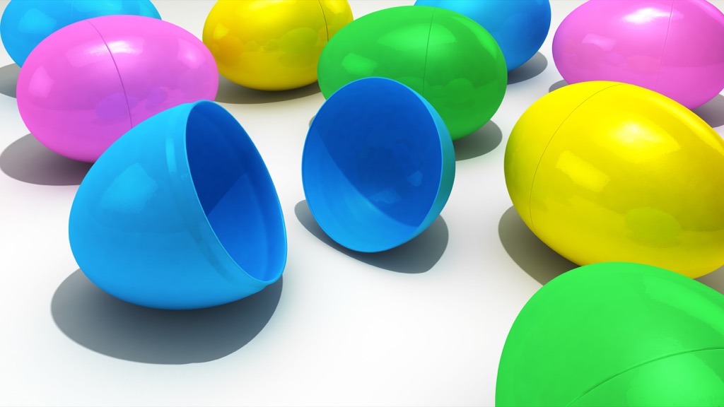 plastic eggs