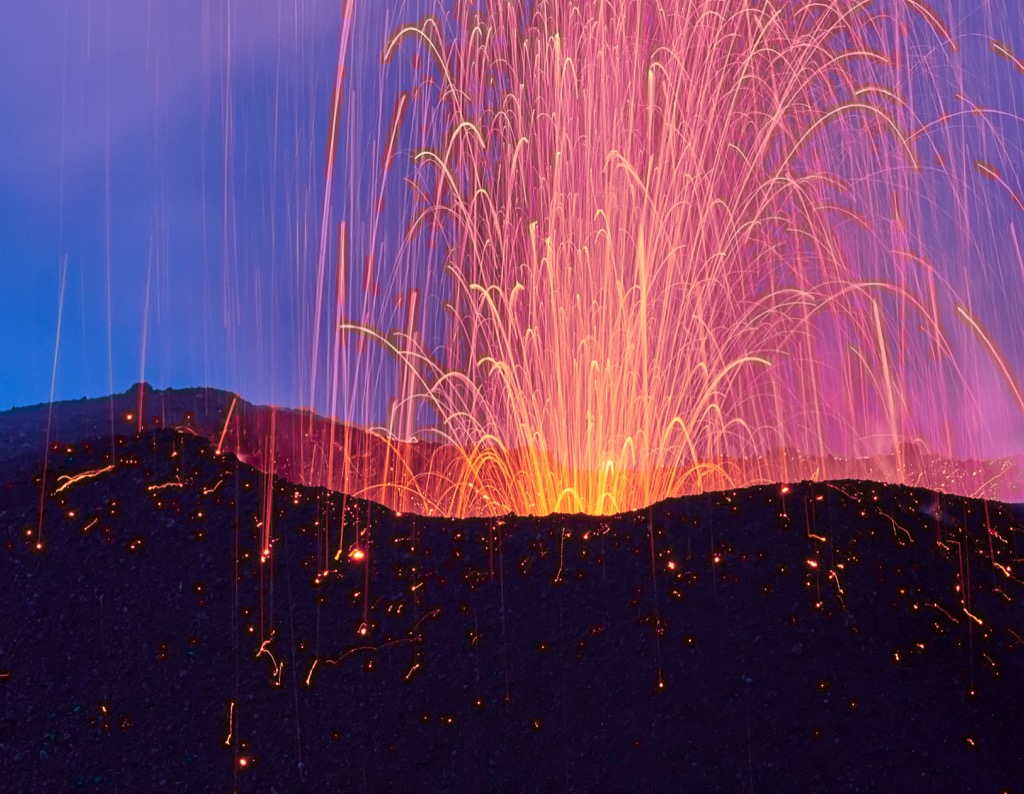 lava representing hot day