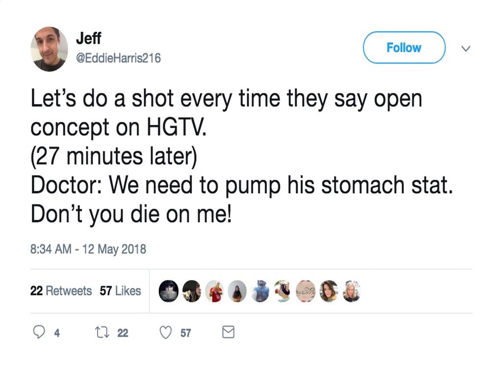 Open concept funniest home design show jokes
