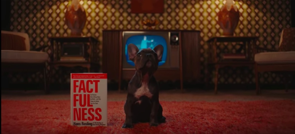 Bill Gates recommends "Factfulness" book. 