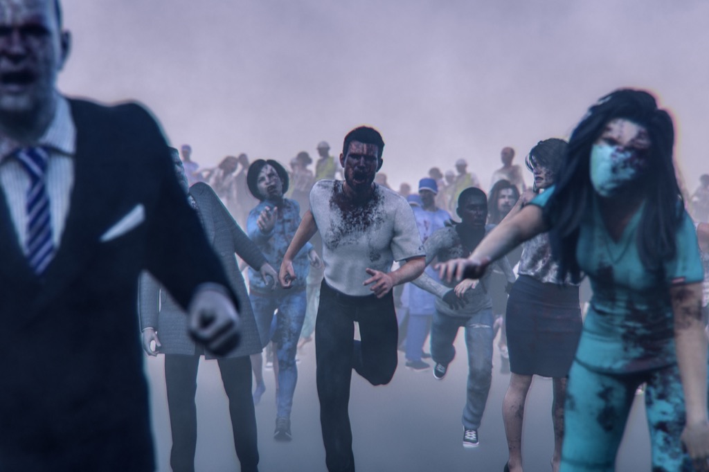 Zombie apocalypse weird college classes corny jokes