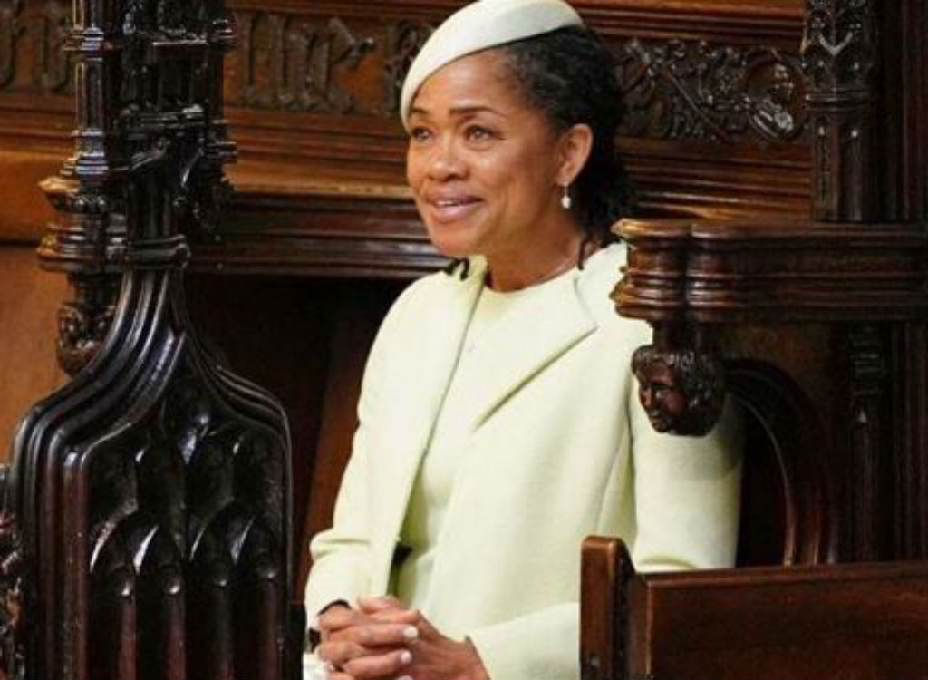 Meghan Markle's mom in church