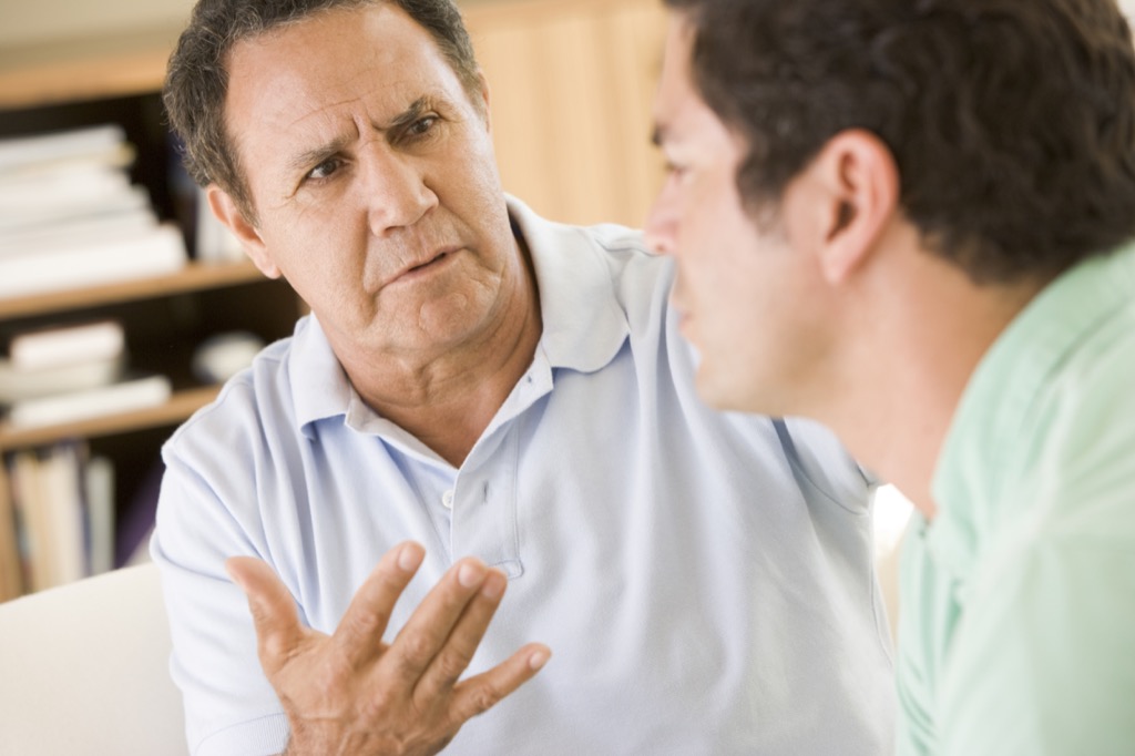Dad and Son Arguing