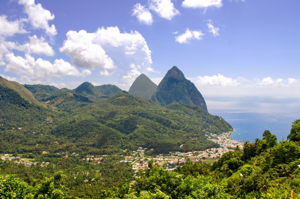 saint lucia st. lucia travel countries without clean water