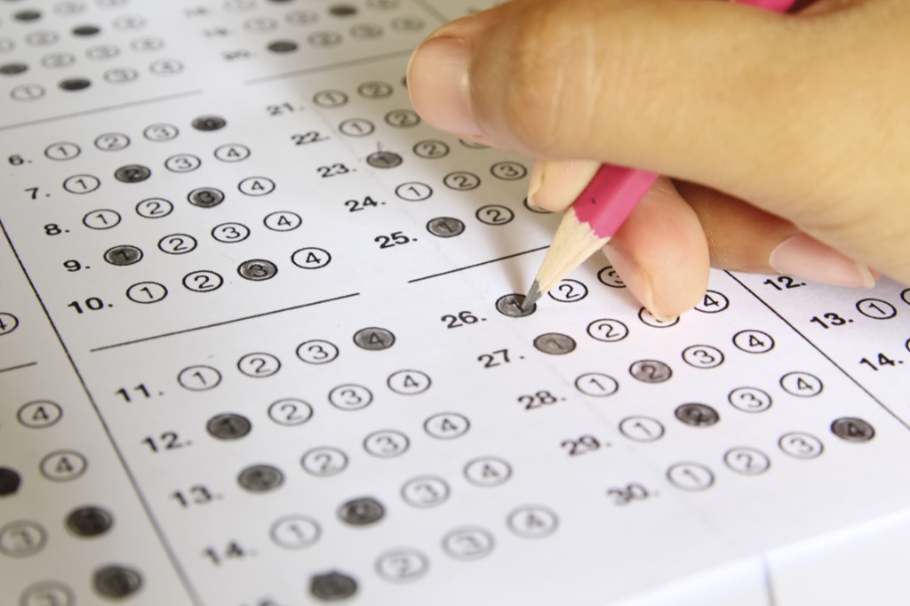 standardized test, things you should never say to a teacher