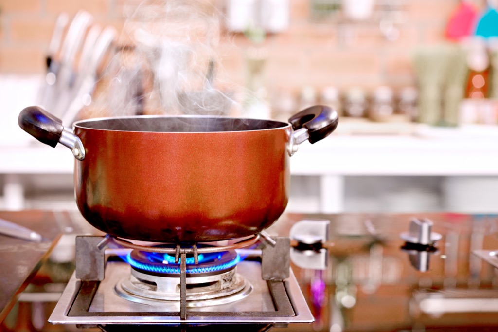food pot on the stove stovetop keep your bedroom cool