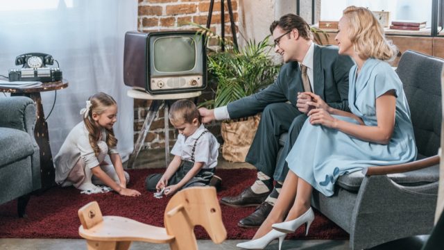a nuclear family in modern day