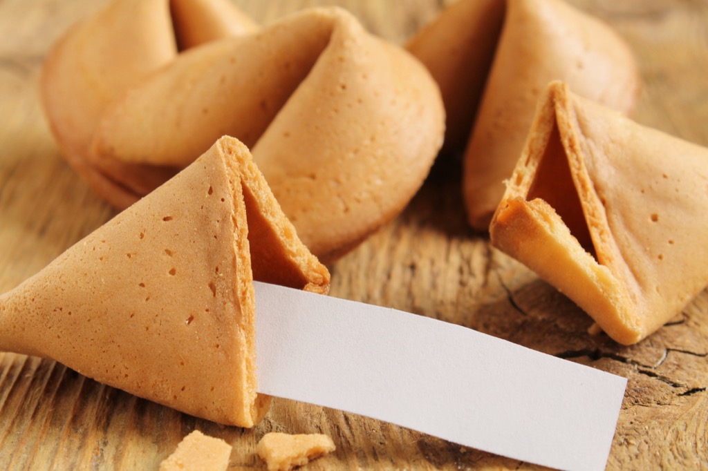 Fortune cookies, fortune cookie