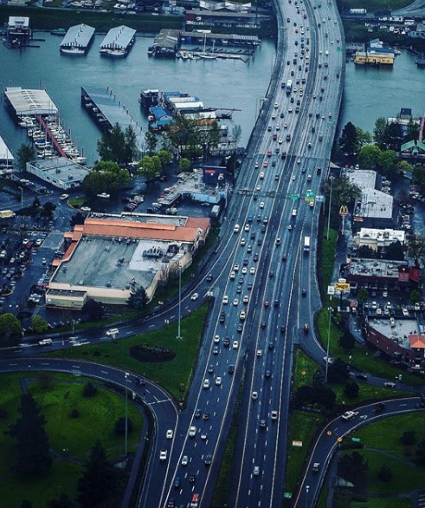 oregon i205 busiest road in every state