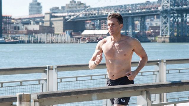 strauss zelnick running along the waterfront
