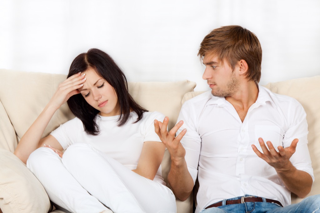 Couple Fighting single over 30