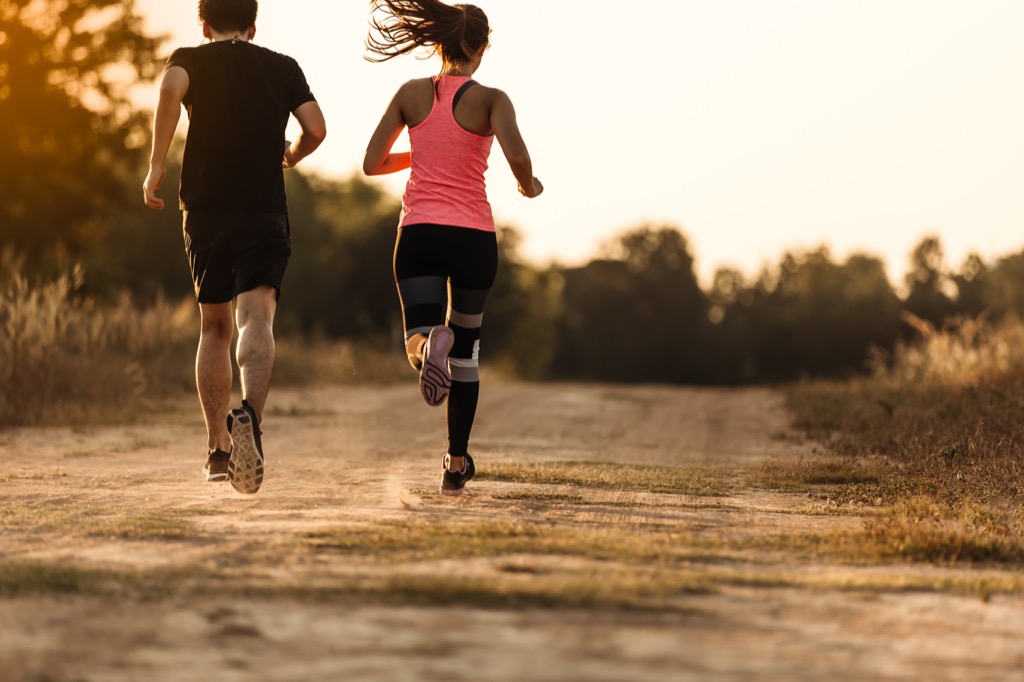 Couple Running in the Fall habits linked to a longer life