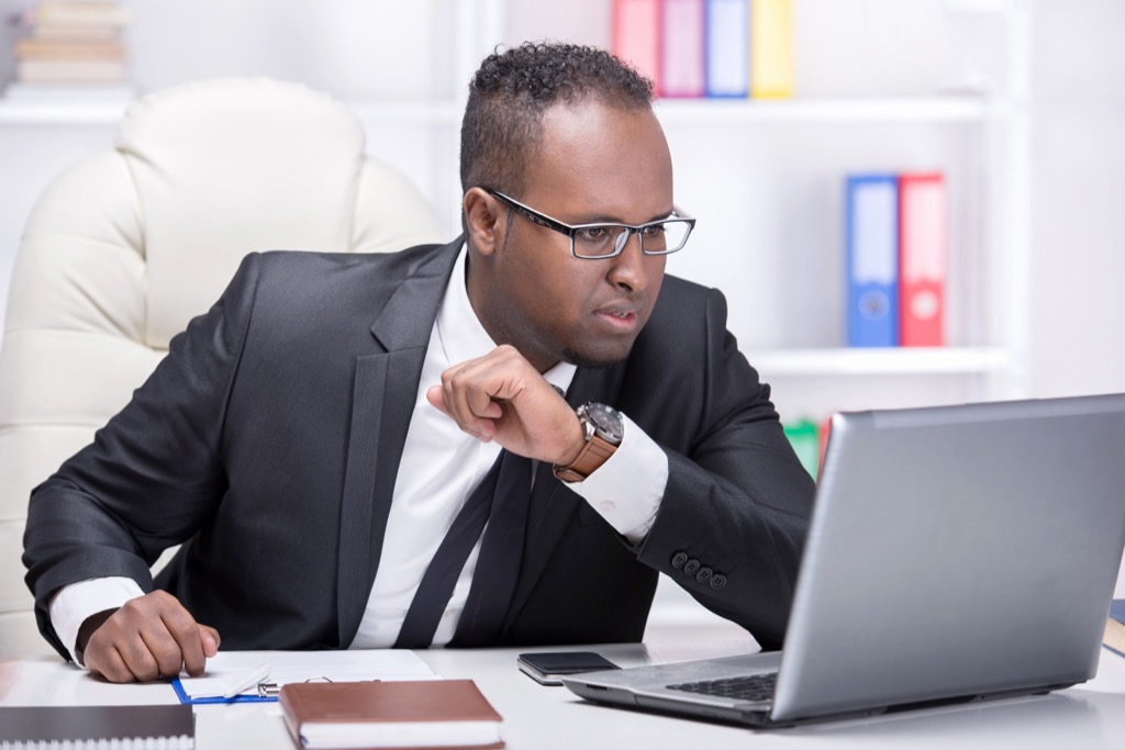 businessman at office