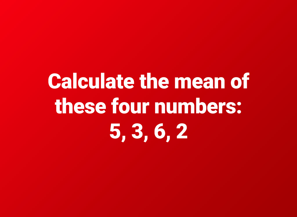 6th grade math mean answer