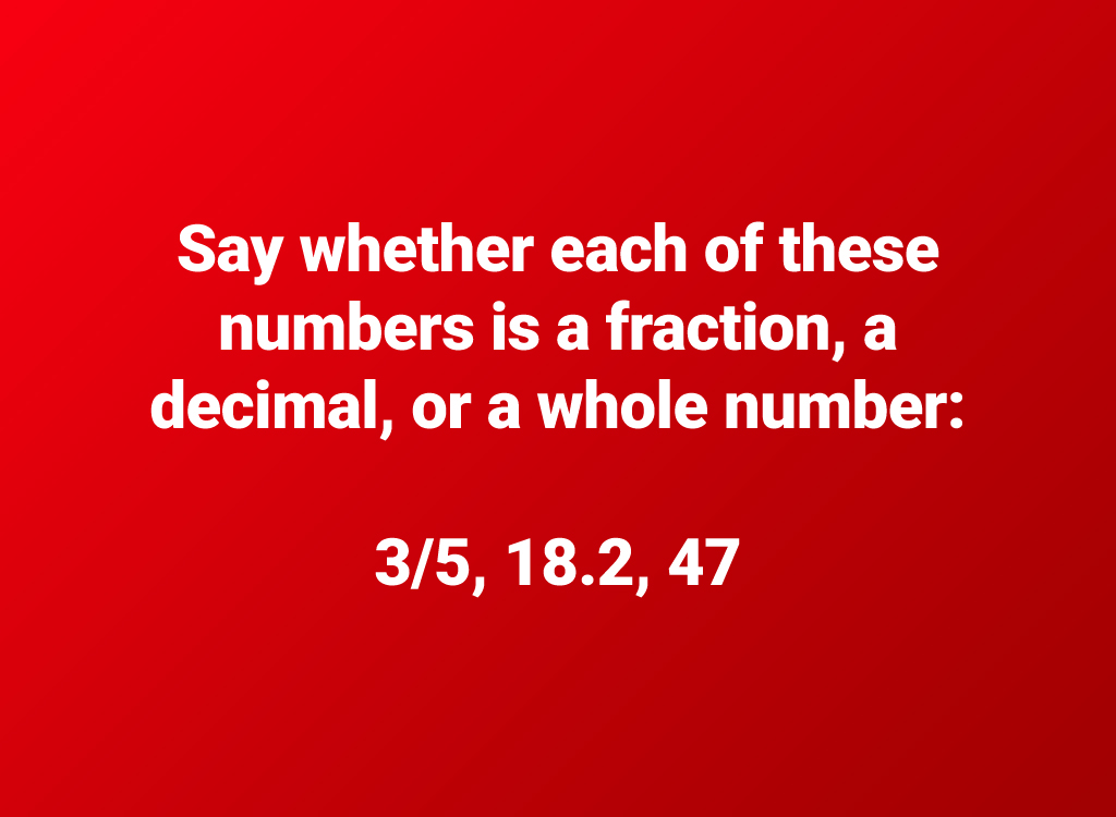 6th grade math questions