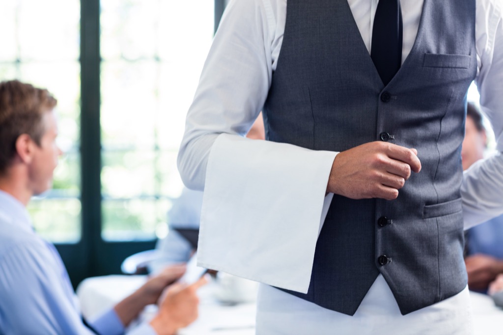 waiter walking away Commonly Misused Phrases