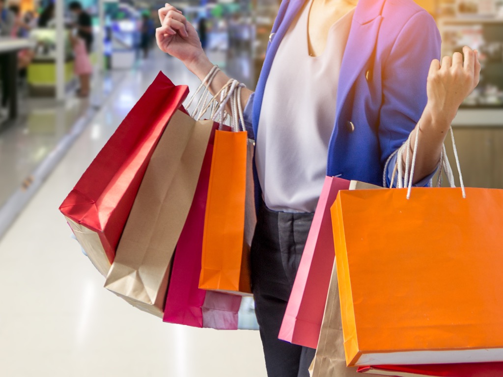 woman shopping {Target Black Friday}