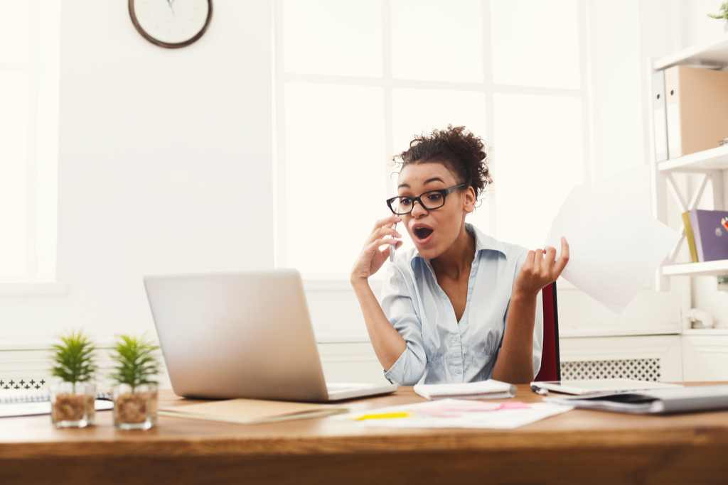 Angry Woman on Phone, commonly misused phrases